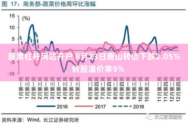 股票杠杆网站开户 8月23日鹿山转债下跌2.05%，转股溢价率9%