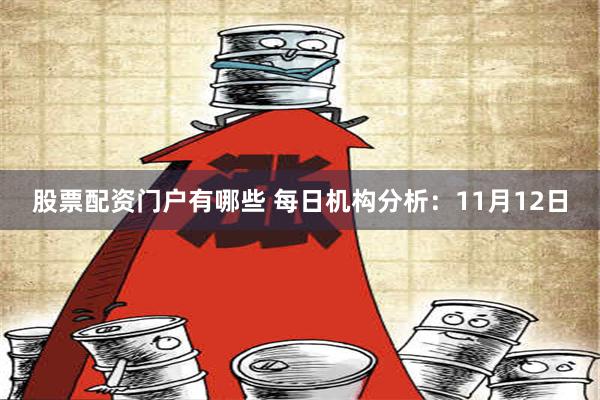 股票配资门户有哪些 每日机构分析：11月12日