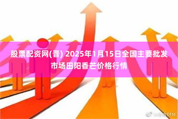 股票配资网(晋) 2025年1月15日全国主要批发市场田阳香芒价格行情